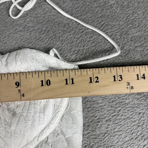 NWT For Love and Lemons Lorena Maxi Dress White Lace Size XXS - Picture 8 of 10